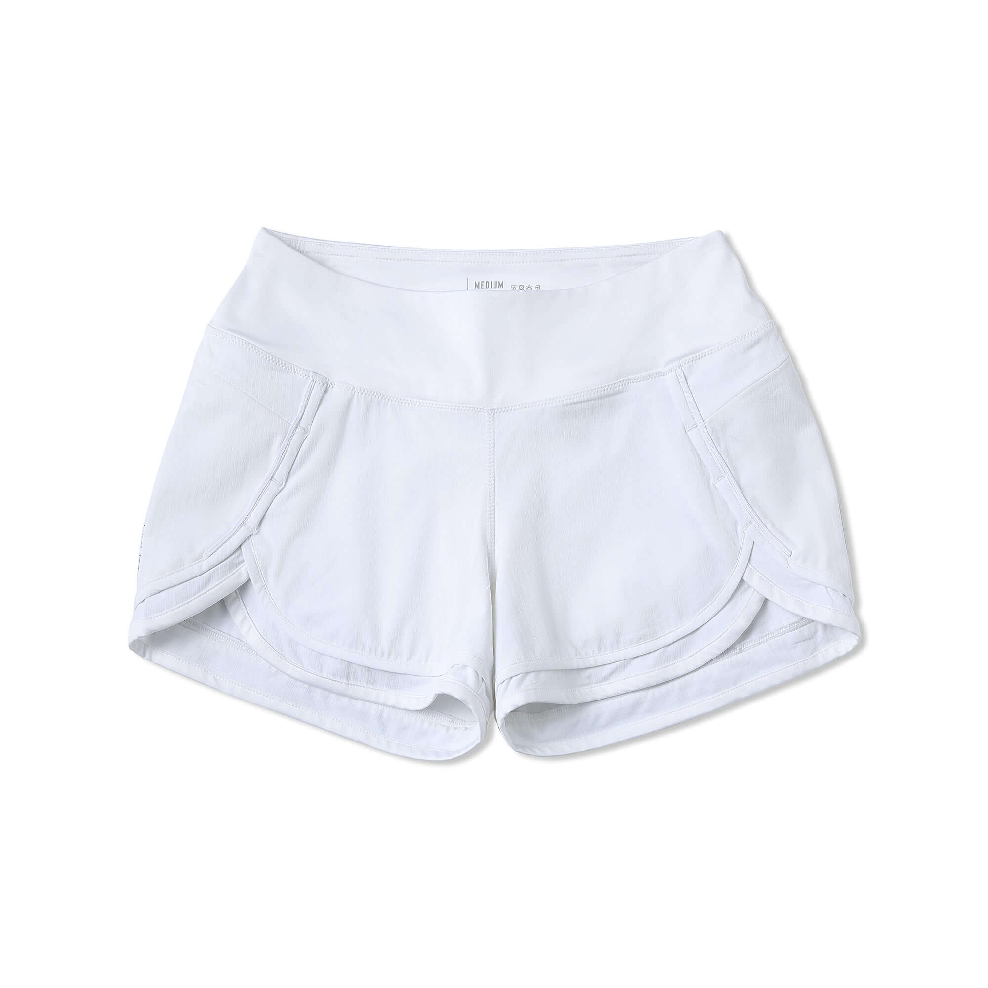 Iris Lined Short White