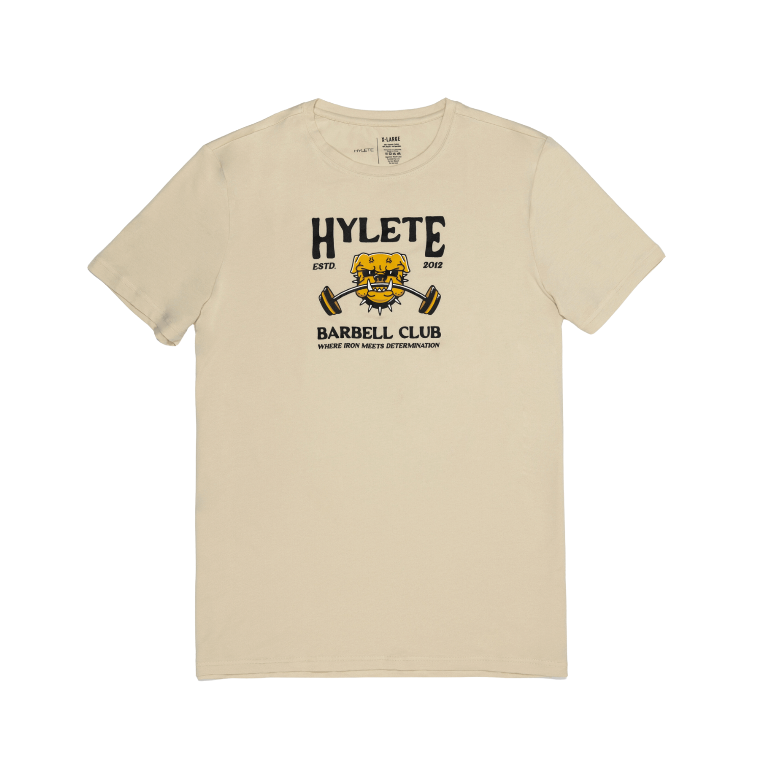 Barbell Club HY-Blend Crew Tee Bone White