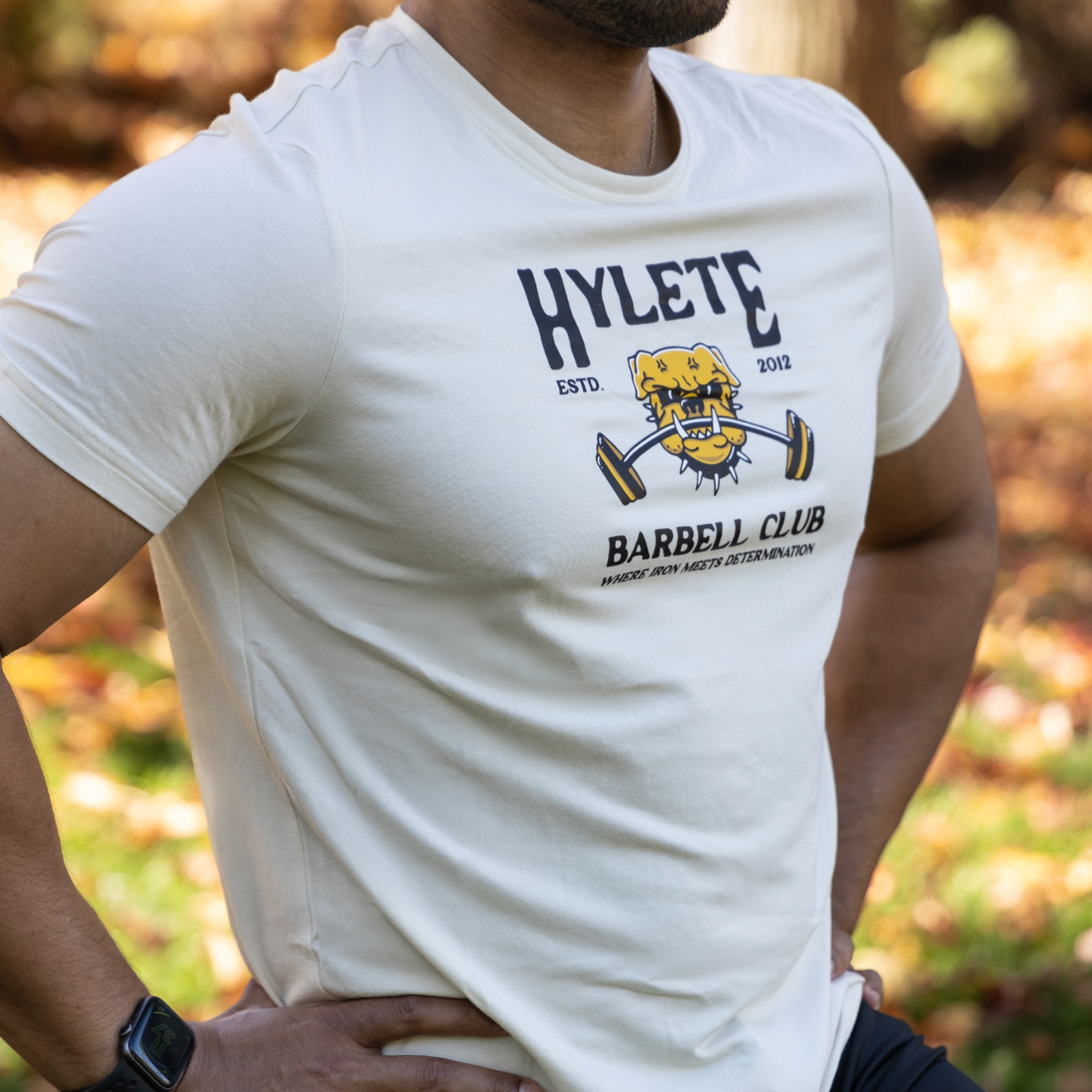 Barbell Club HY-Blend Crew Tee Bone White