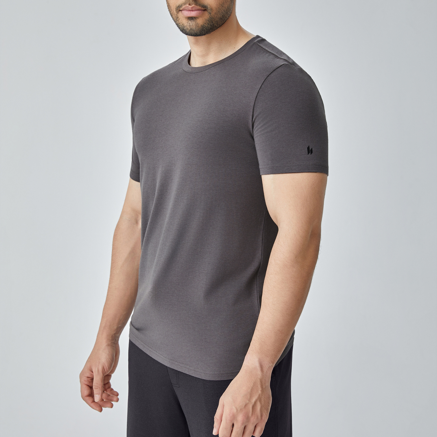Minimalist HY-Blend Crew Tee Gull Gray