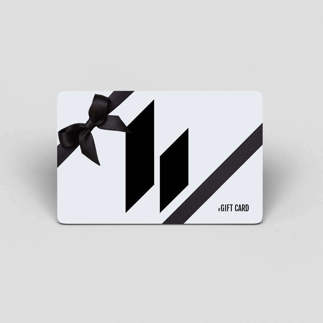 HYLETE gift card with black ribbon and geometric design, perfect for flexible gifting options. Delivered by email with no fees.