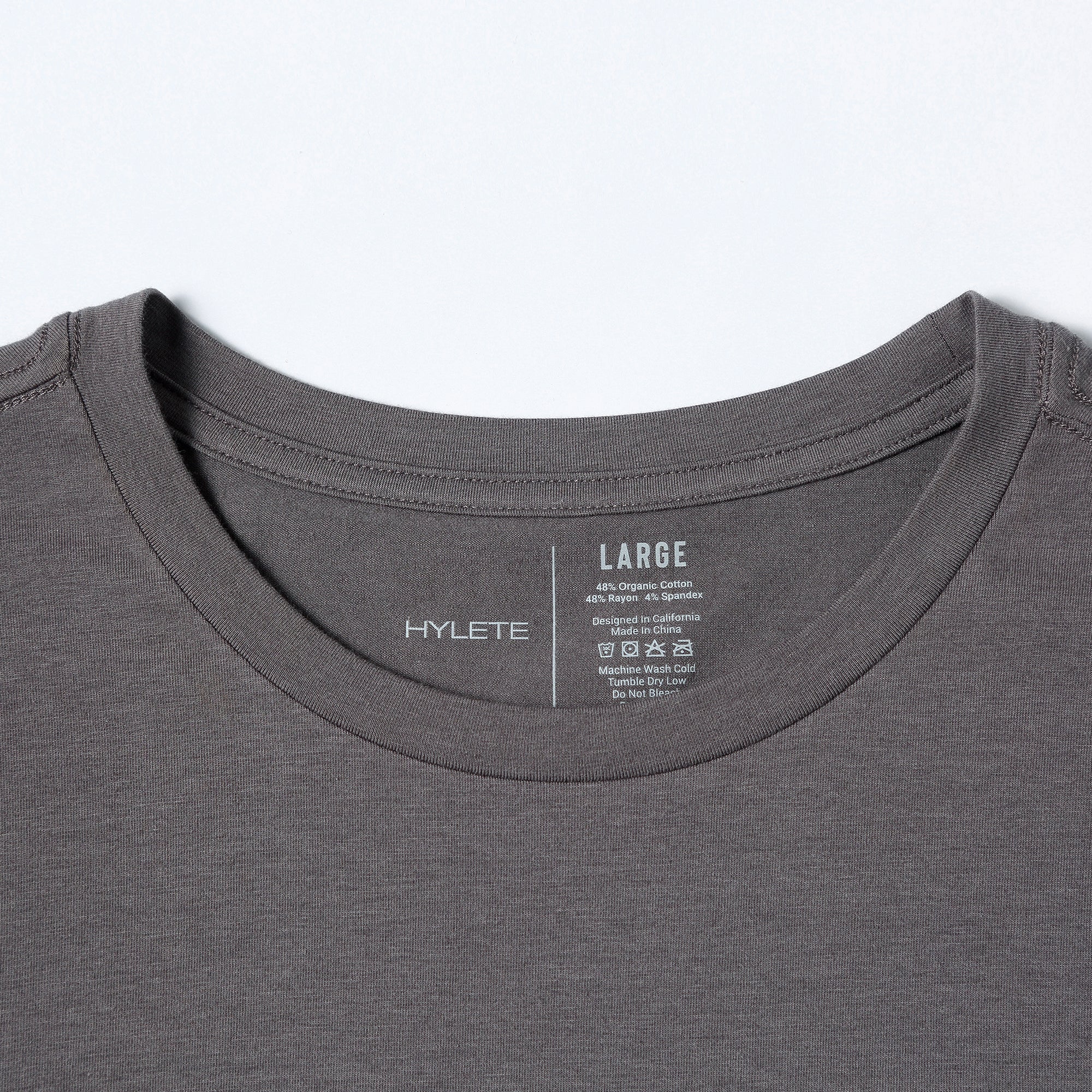 Minimalist HY-Blend Crew Tee Gull Gray