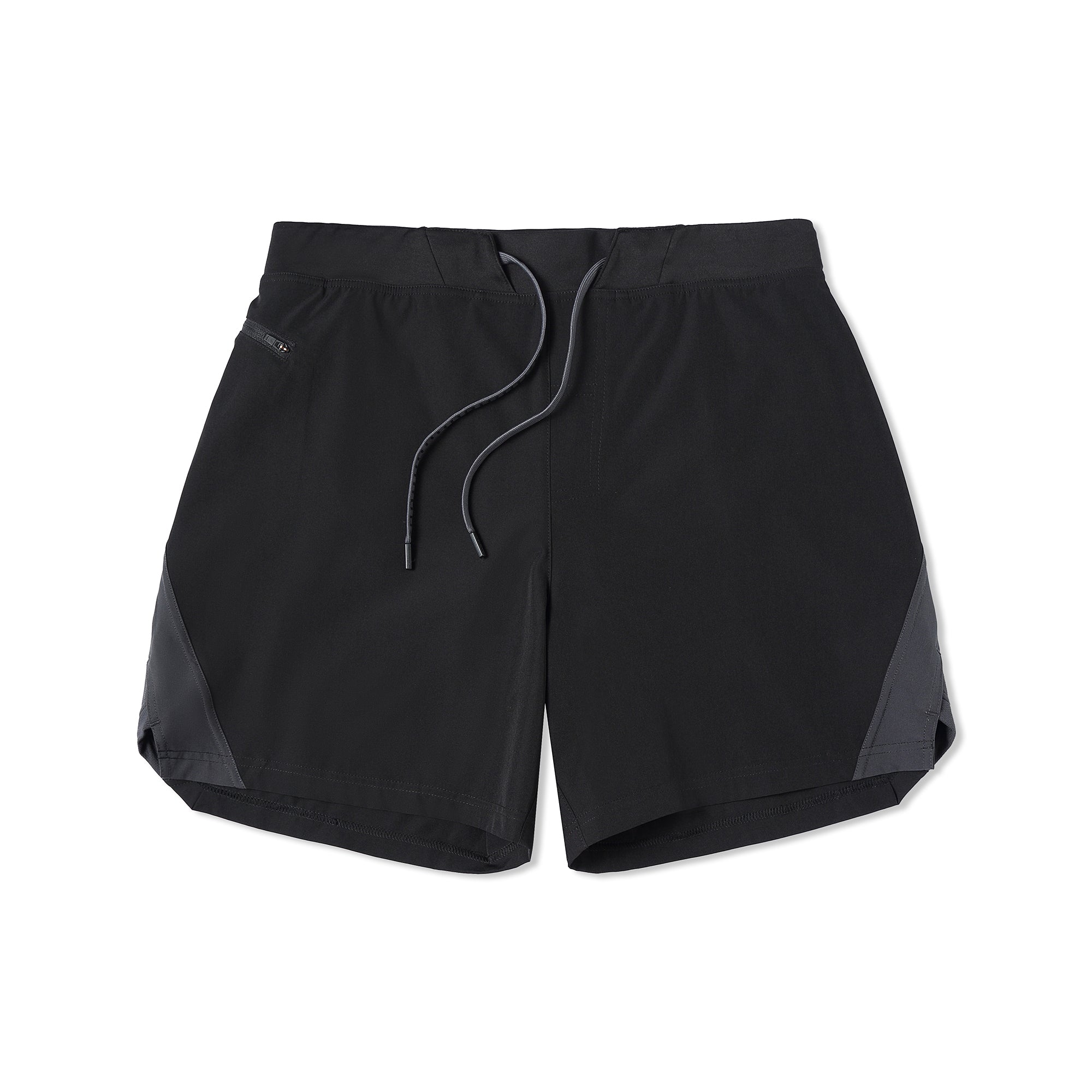 Incline Lined Short Black Gun Metal