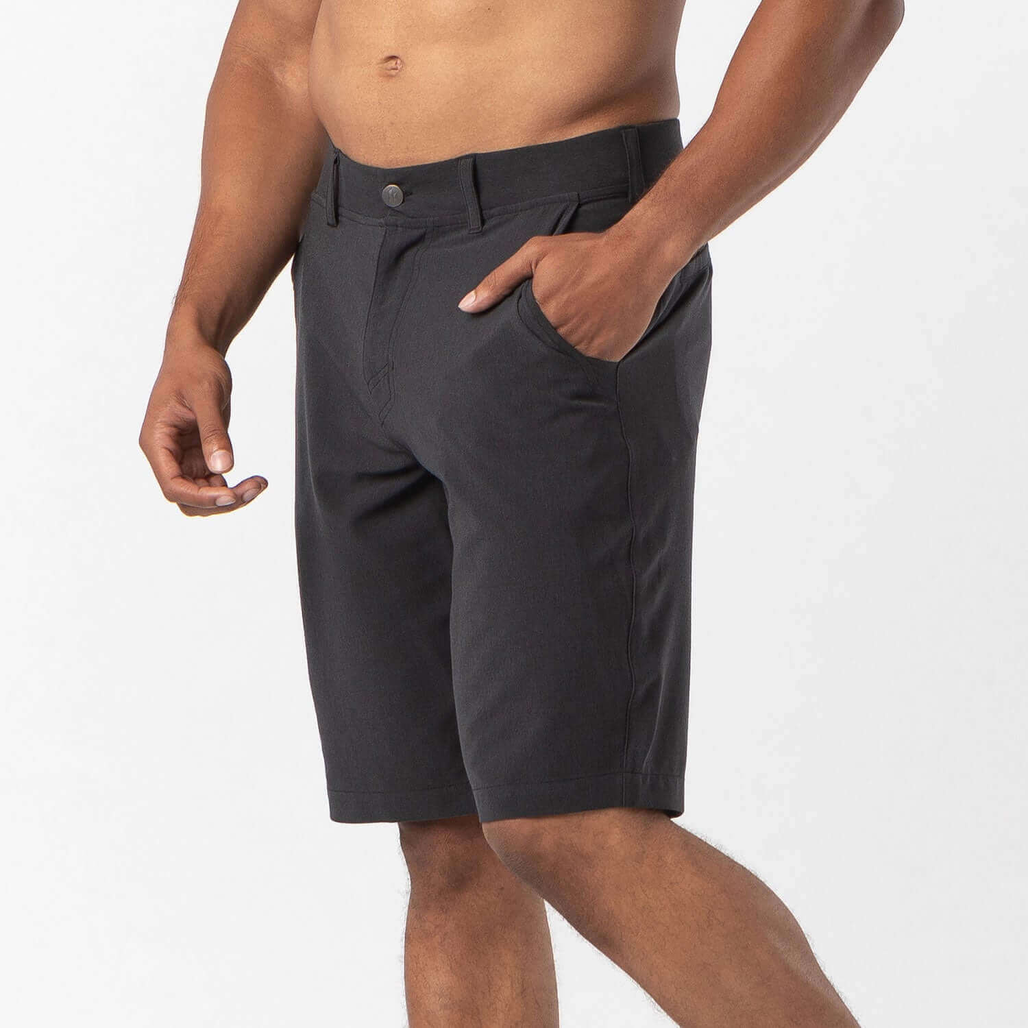 Levo Short Heather Black | HYLETE