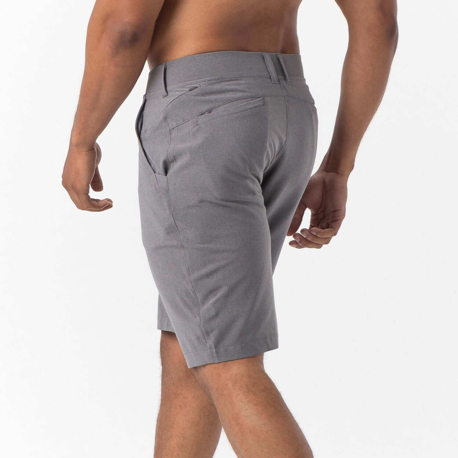 Levo Short Heather Cool Gray | HYLETE