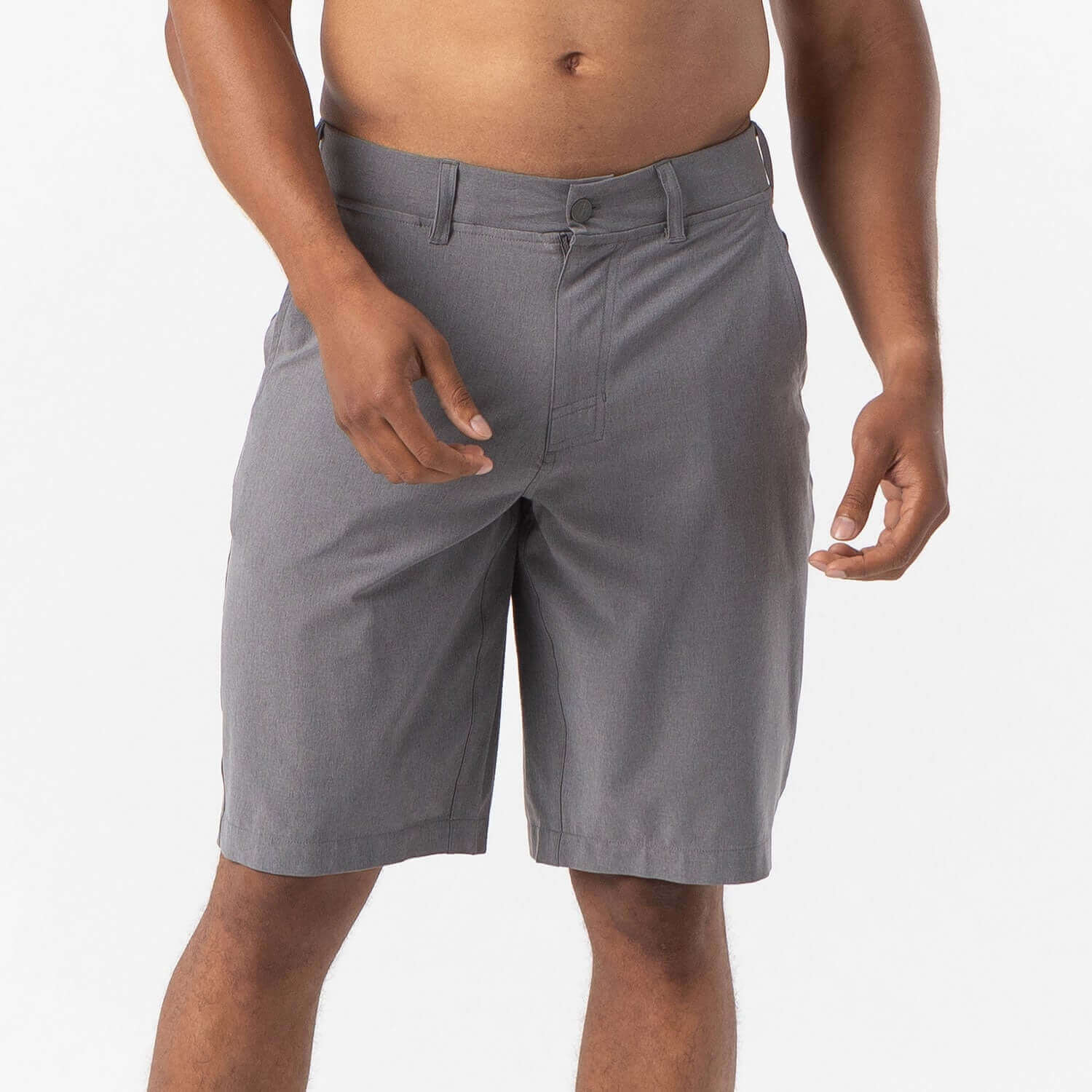 Levo Short Heather Cool Gray | HYLETE
