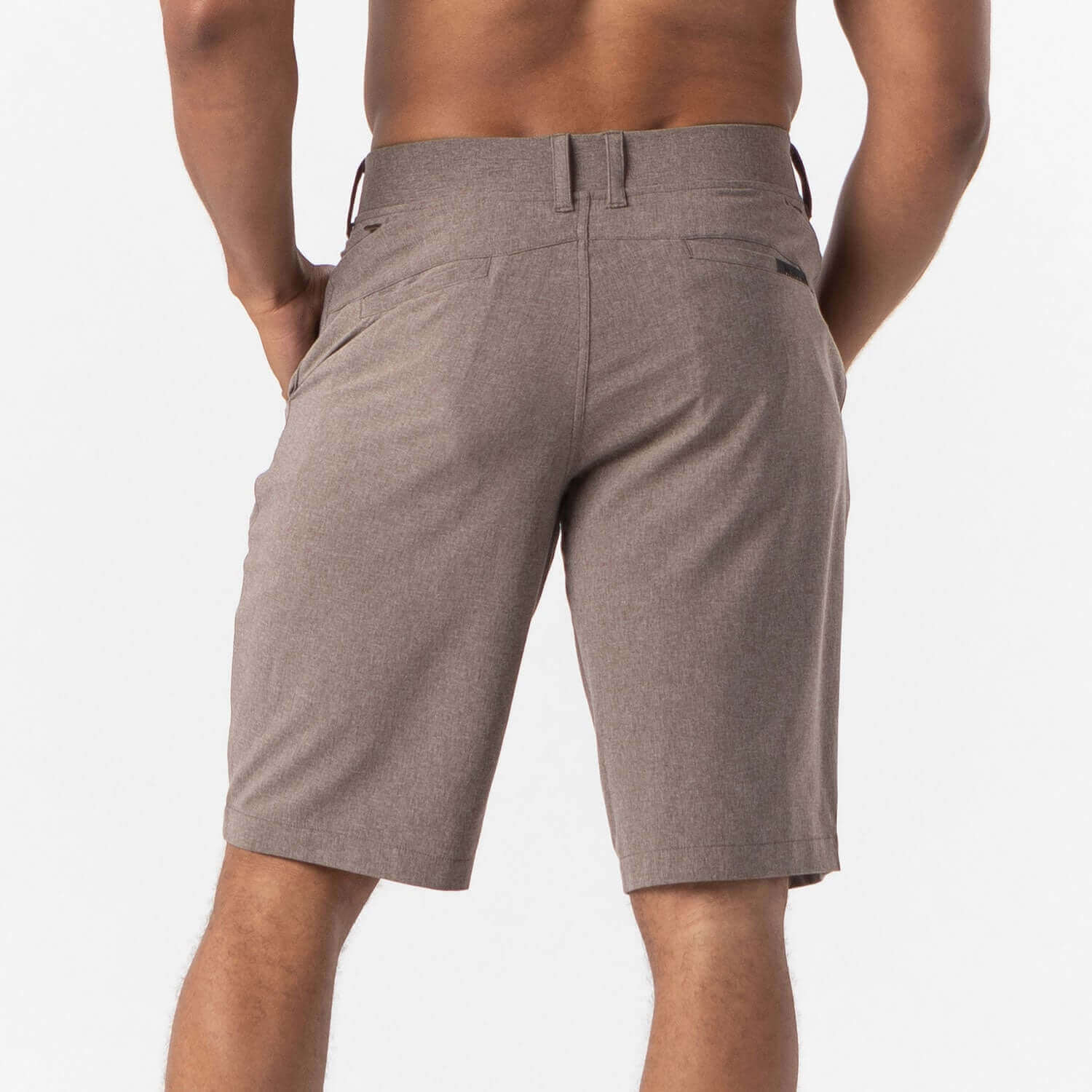 Levo Short Heather Earth Brown | HYLETE
