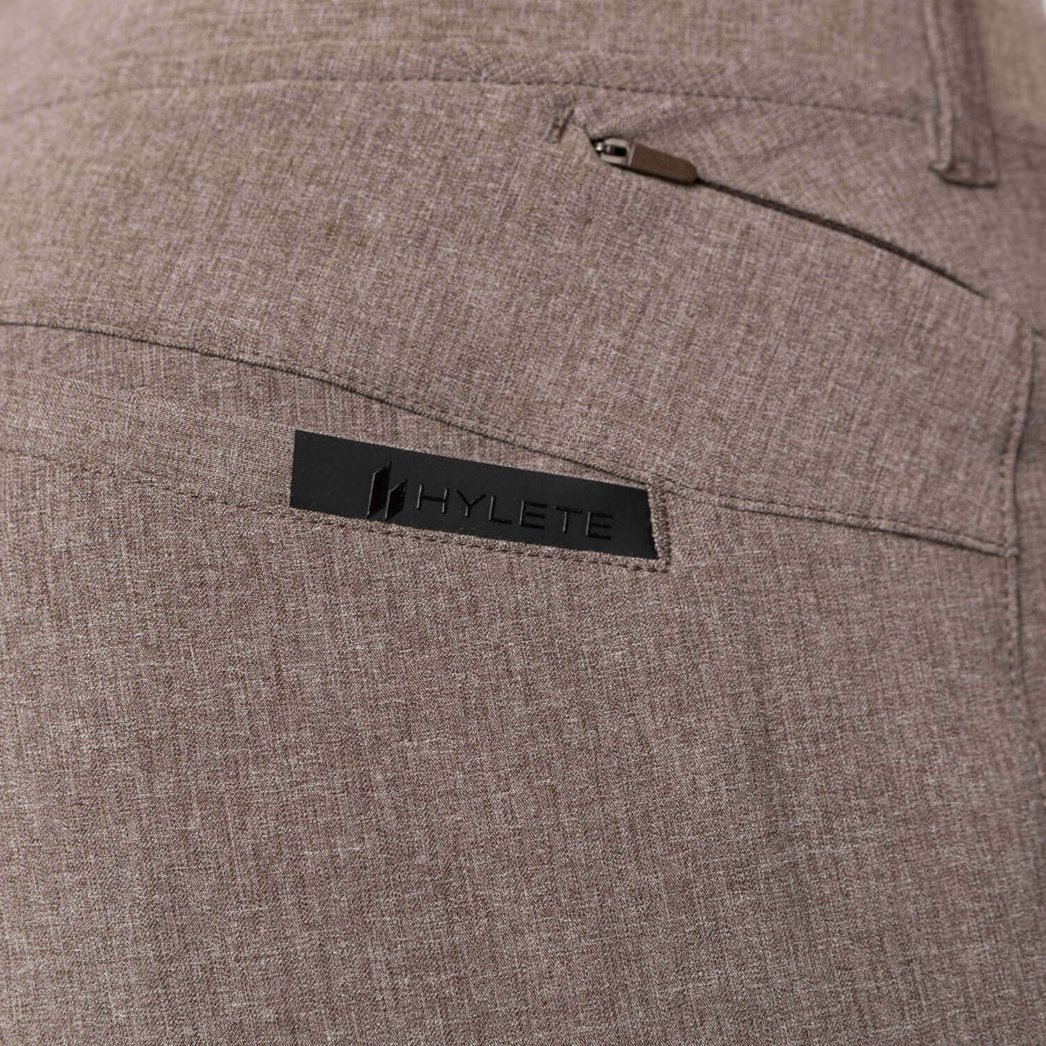 Levo Short Heather Earth Brown | HYLETE