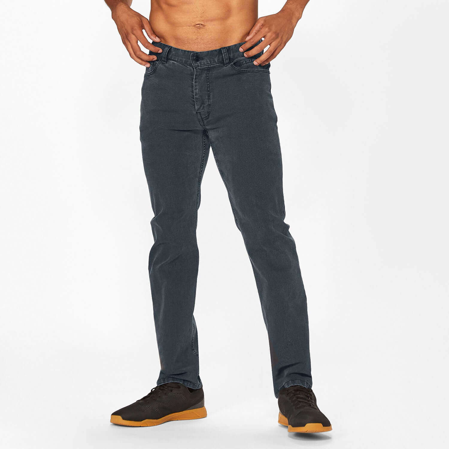 Athletic Fit Stretch Jean Pant Men's Straight Leg Jean Pant – HYLETE