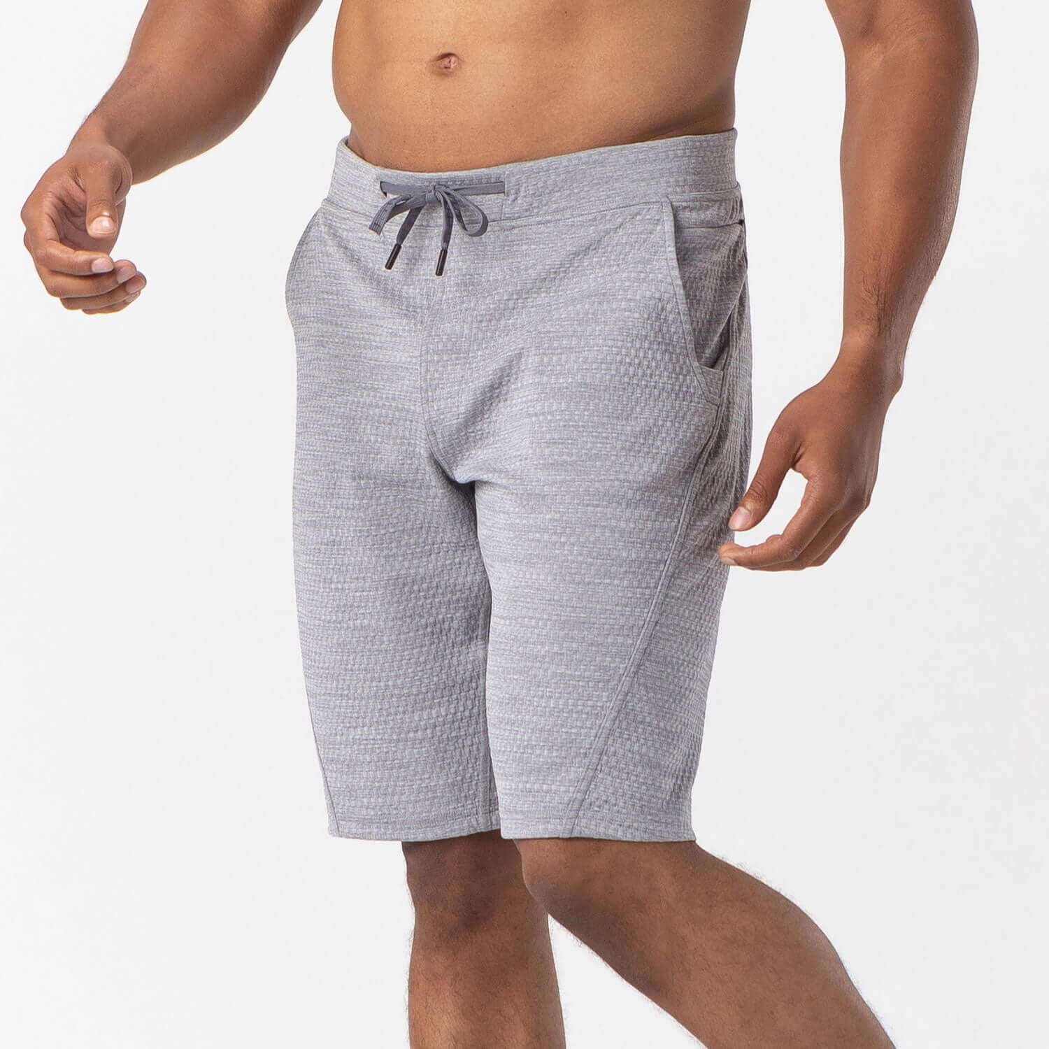 Recline Short Heather Cool Gray | HYLETE