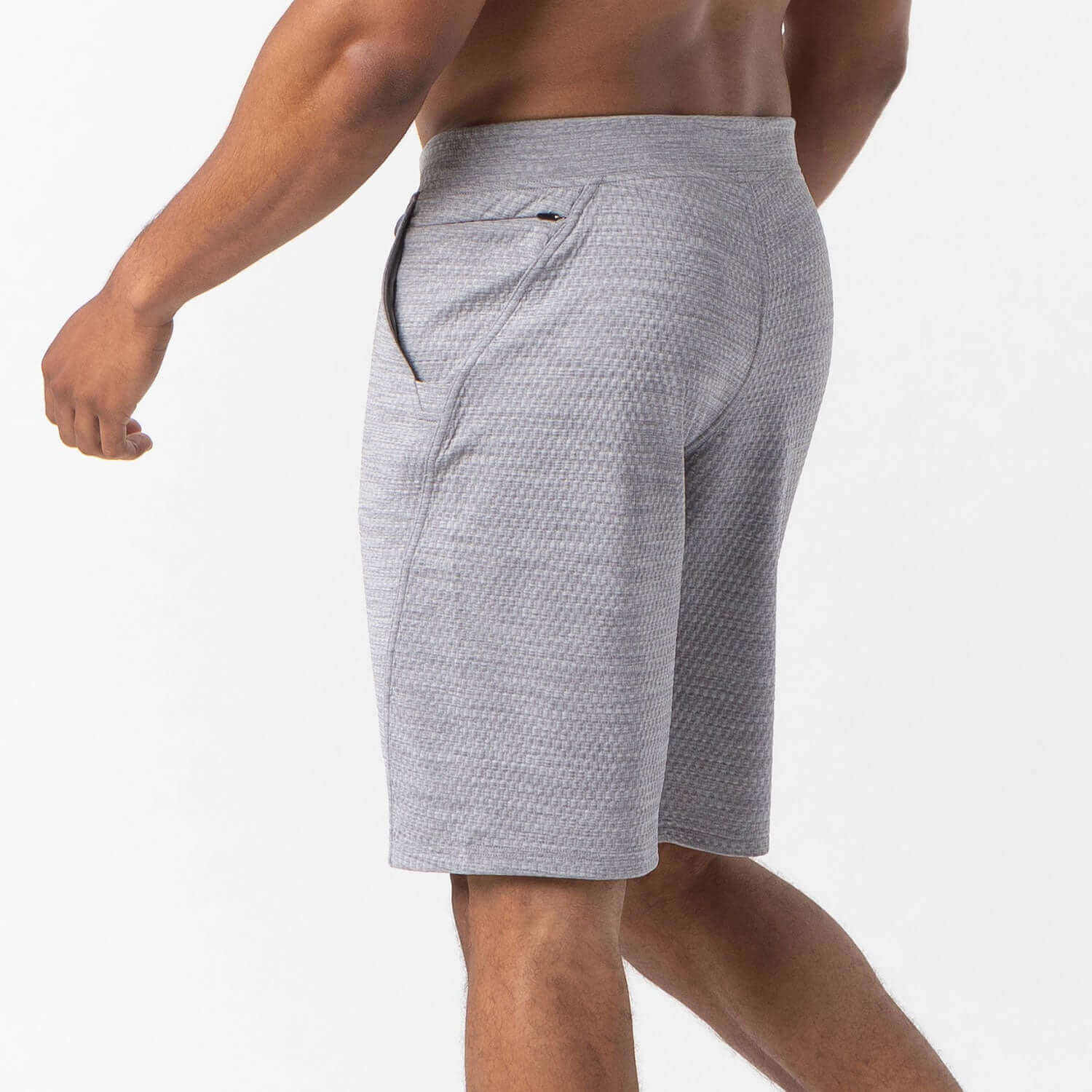 Recline Short Heather Cool Gray | HYLETE