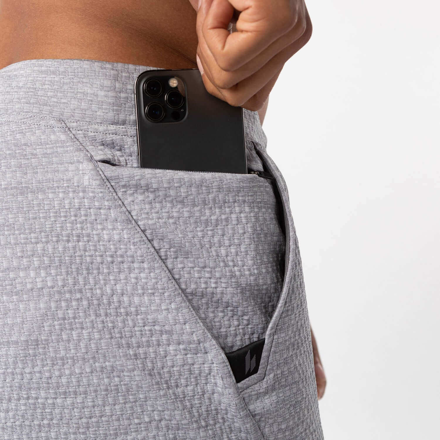 Recline Short Heather Cool Gray | HYLETE