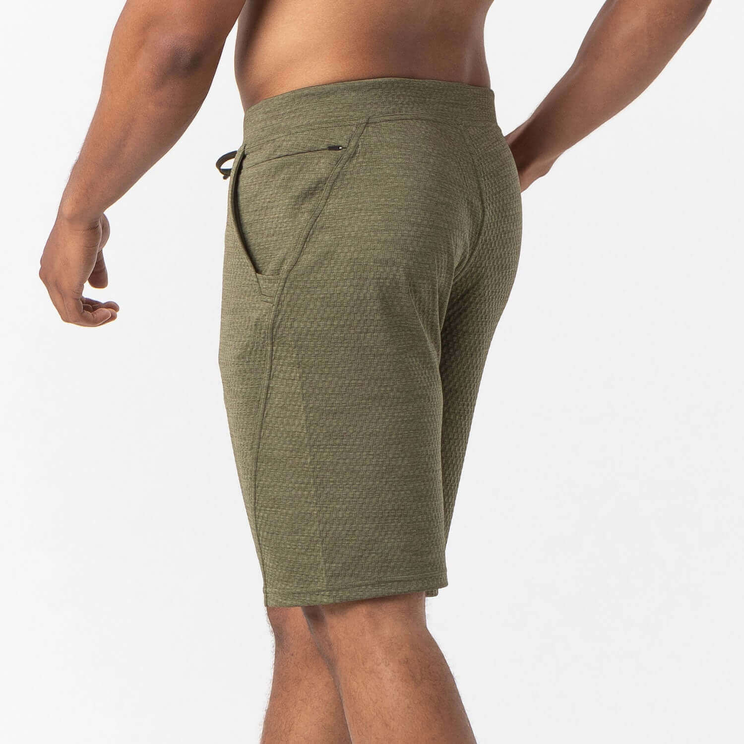 Recline Short Heather Olive | HYLETE