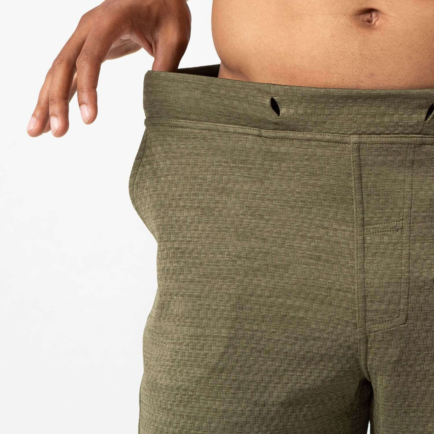 Recline Short Heather Olive | HYLETE