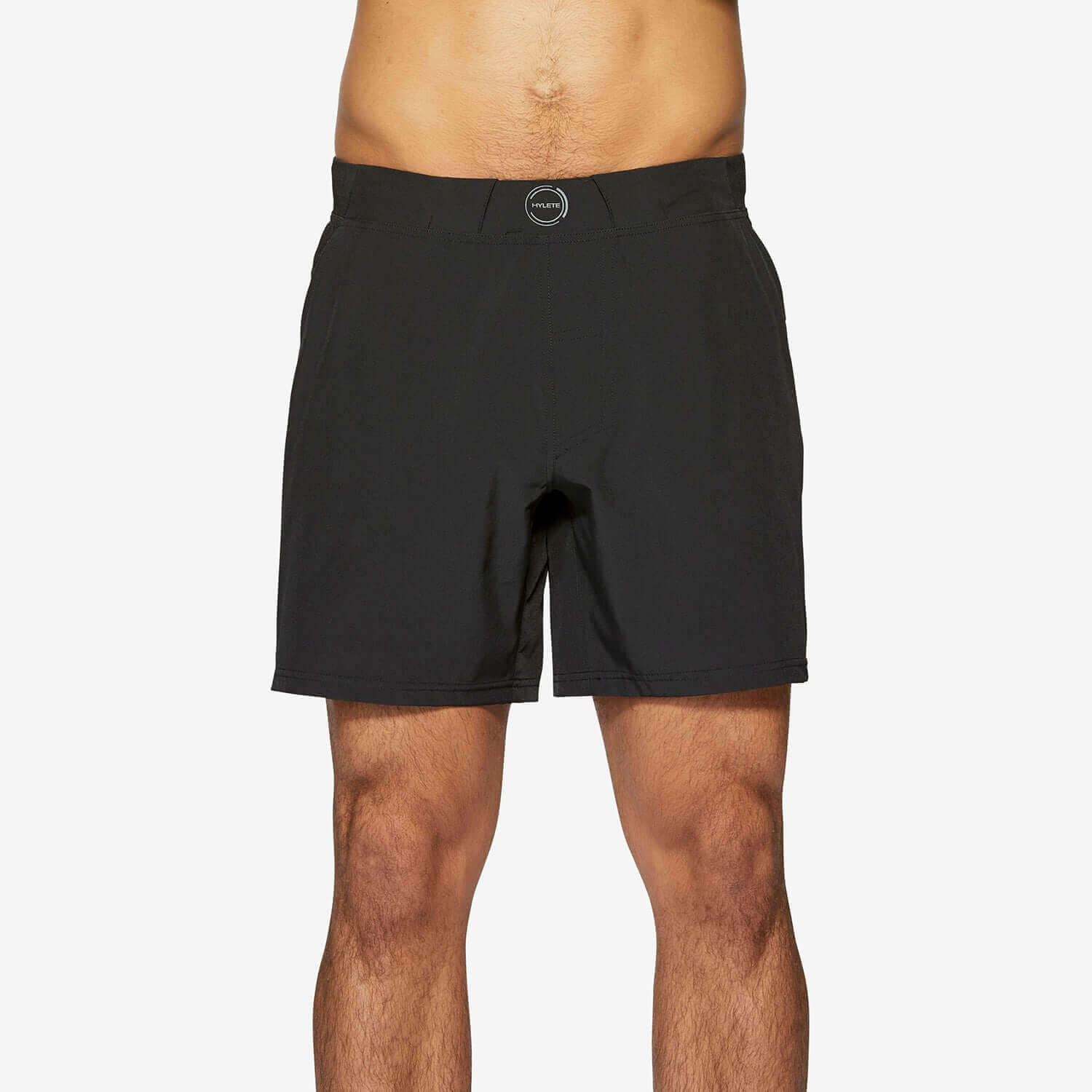 Verge III Short in black, lightweight and quick-drying with flex-knit panels for added mobility and breathability.