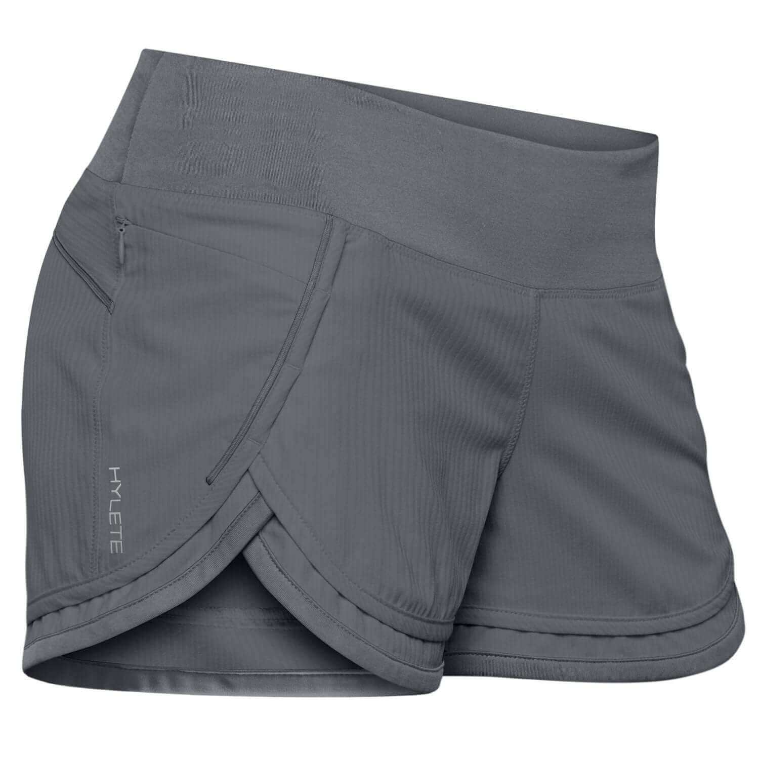 Iris Lined Short Eclipse Cool Gray | HYLETE