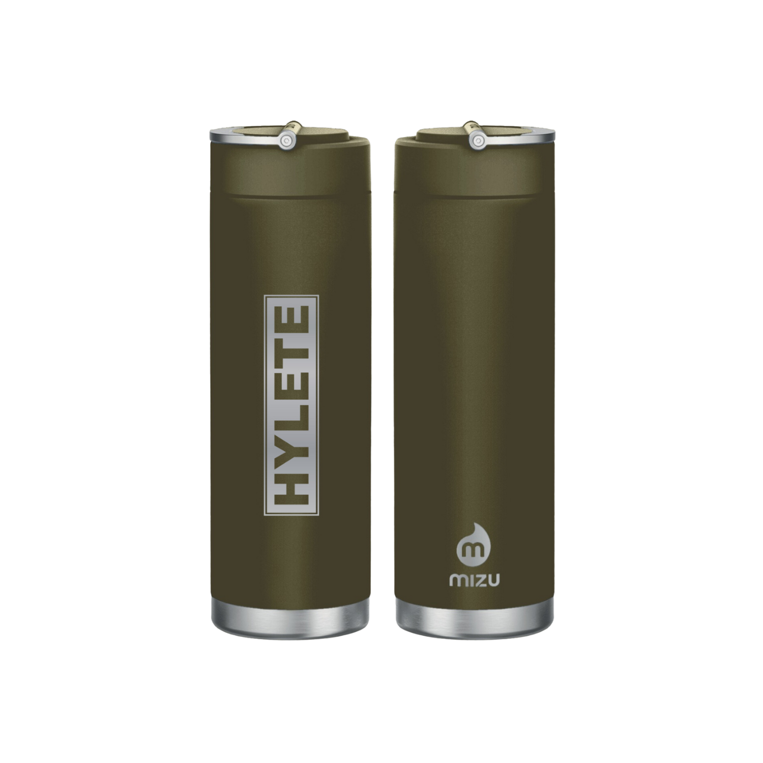 HYLETE x Mizu Insulated Water Bottle Olive Green