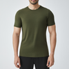 Minimalist HY-Blend Crew Tee Olive Green - Featured Image