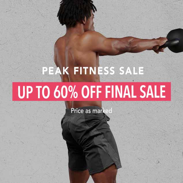 A shirtless man in black shorts lifts a kettlebell with one arm. Overlaying the image are the words 