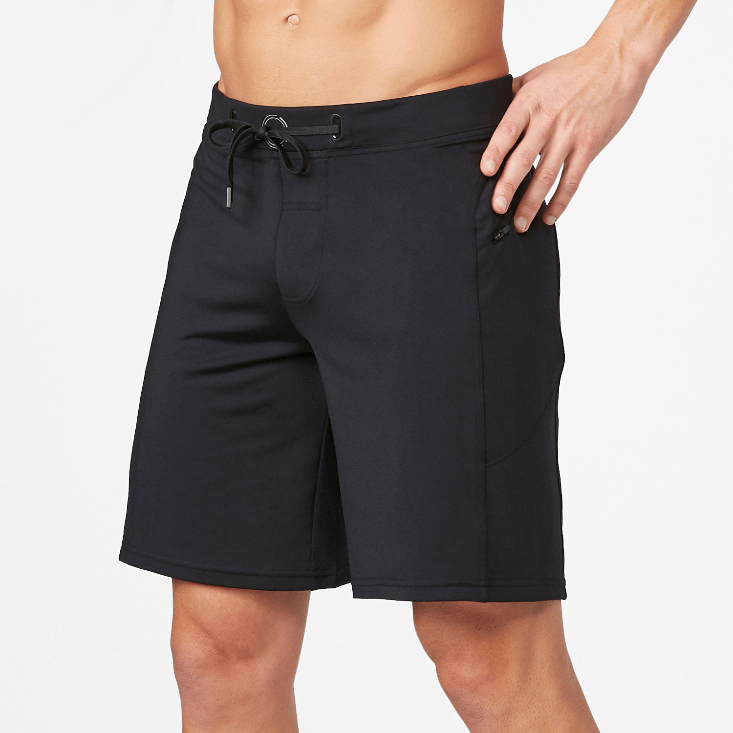 Vertex II Short Black for HIIT workouts, made of flex-knit fabric for durability and comfort during training and outdoor activities.